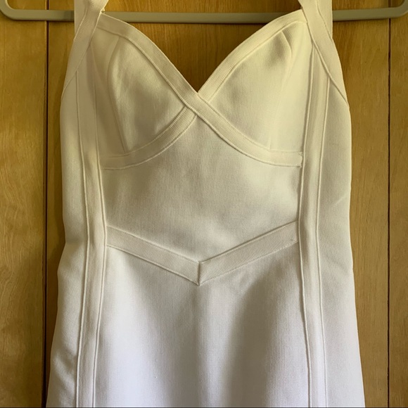 NWT White Sexy Midi Dress - Picture 5 of 10